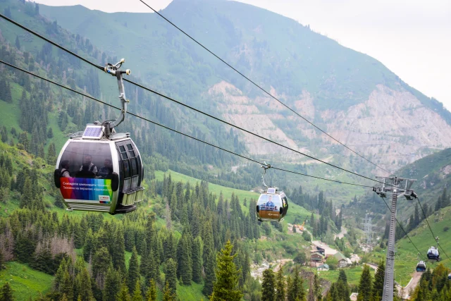 Natural landscape in the Almaty region